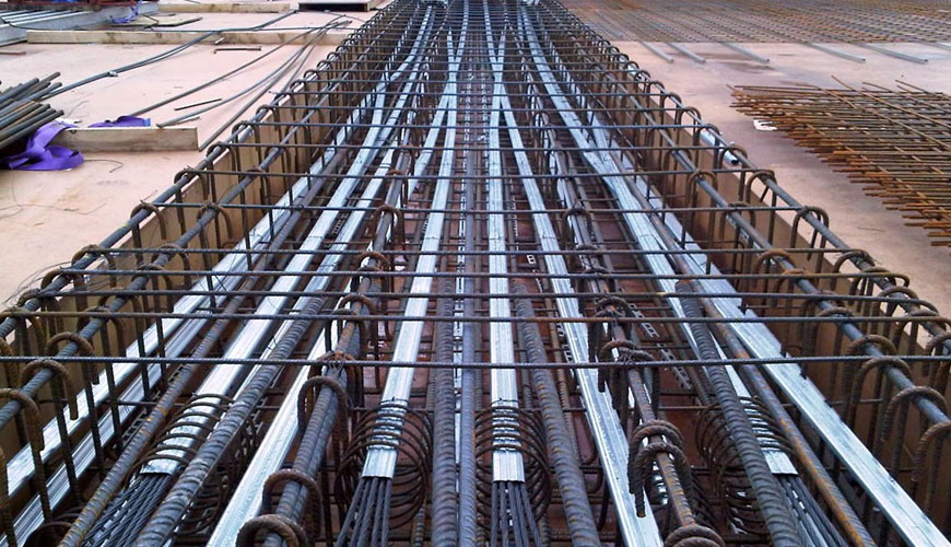 ASTM A911 Öngerilmeli Beton Demiryolu Bağları için Düşük Gevşemeli Çelik Çubuklar için Standart Şartname