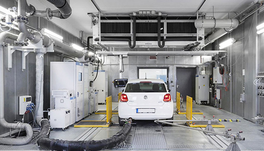 BMW GS 97014-1 Test Odasında Hava Değişimli Emisyon Ölçümü Testi