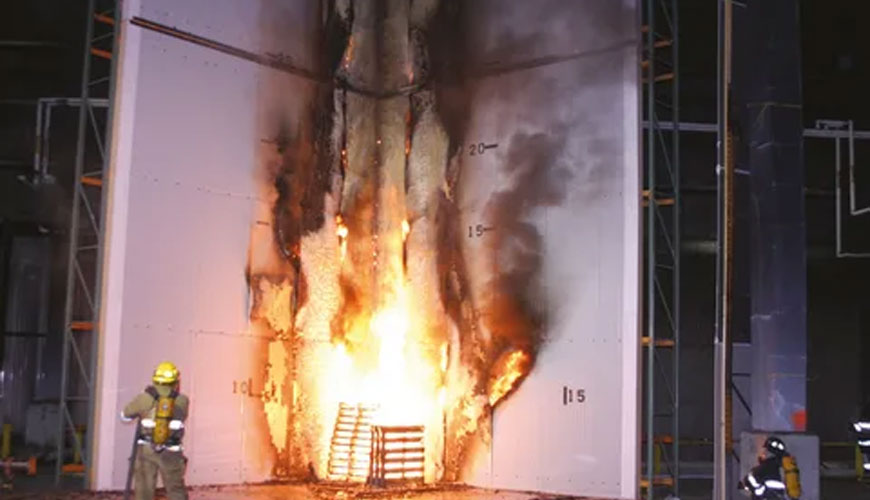 BS 476-7 Yapı Malzemesine Yangın Testi