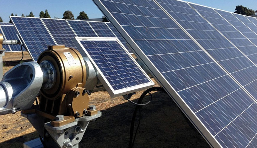 IEC 62817 Fotovoltaik Sistemler - Güneş Takip Cihazlarının Tasarım Yeterliliği