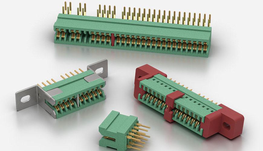 IEC EN 60603-4 Basılı Panolarla Kullanım için Konektörler - Bölüm 4: 1,91 mm (0,075 inç) Merkezlerde Aralıklı Temas Noktalarına Sahip Baskılı Panolar için İki Parçalı Konektörler