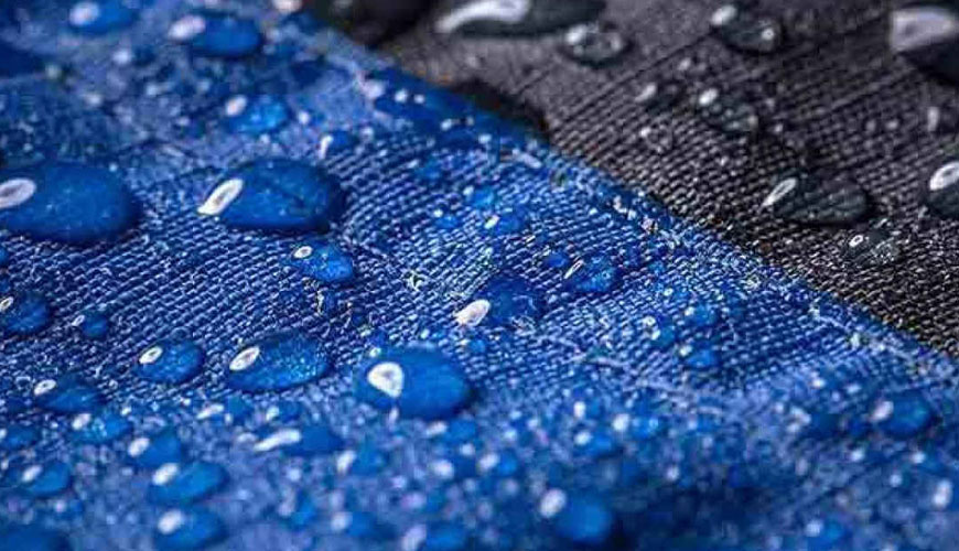 ISO 105-E01 Tekstiller, Renk Haslığı Testleri, Bölüm E01: Suya Karşı Renk Haslığı