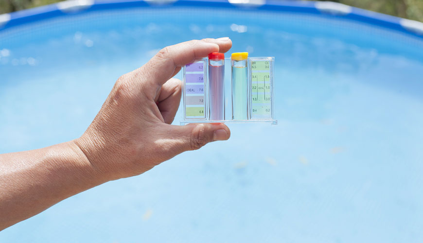 ISO 105-E03 Tekstiller Renk Haslığı Testleri Klorlu Suya (Yüzme Havuzu Suyu) Karşı Renk Haslığı